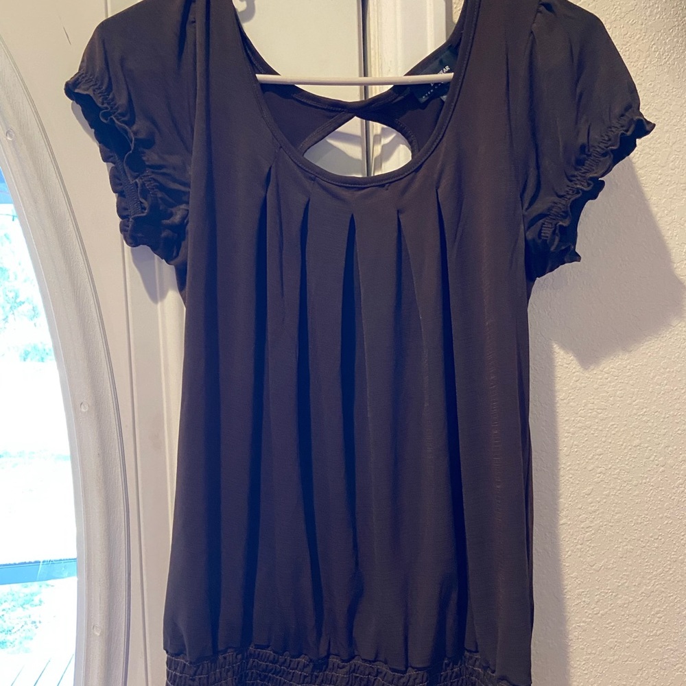 Ruffle Sleeve Dress Shirt